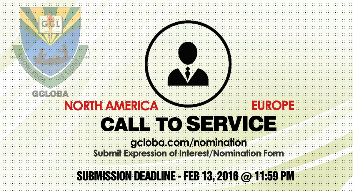 Nomination Deadline for GCLOBA Diaspora 2016 Elections