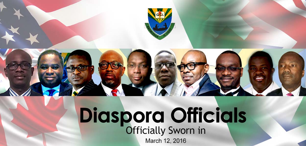 GCLOBA Diaspora Officials Swearing in